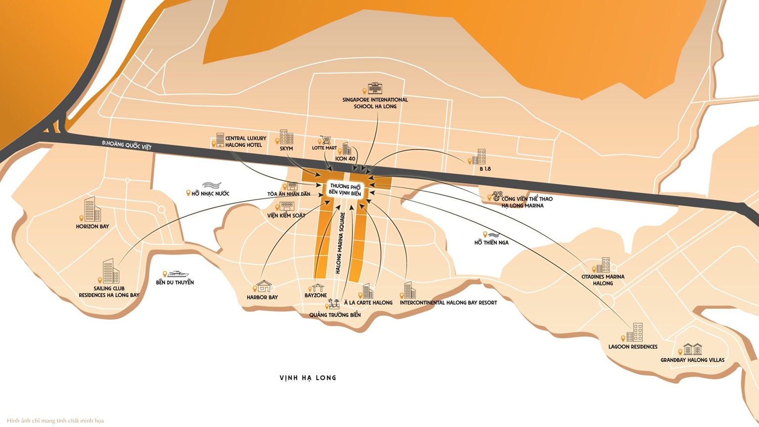 SORA BAY — HẠ LONG “Thương phố vịnh biển — Phố Âu không ngủ giữa Halong Marina”