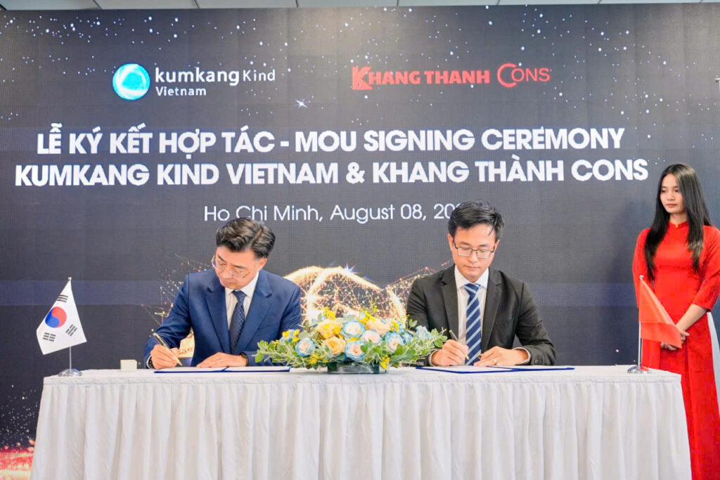 Khang Thành ký kết hợp tác chiến lược với Kumkang Kind Việt Nam