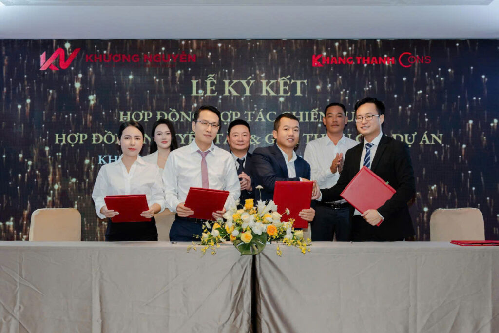 Lễ ký kết hợp tác chiến lược giữa Khương Nguyễn JSC & Khang Thanh Cons