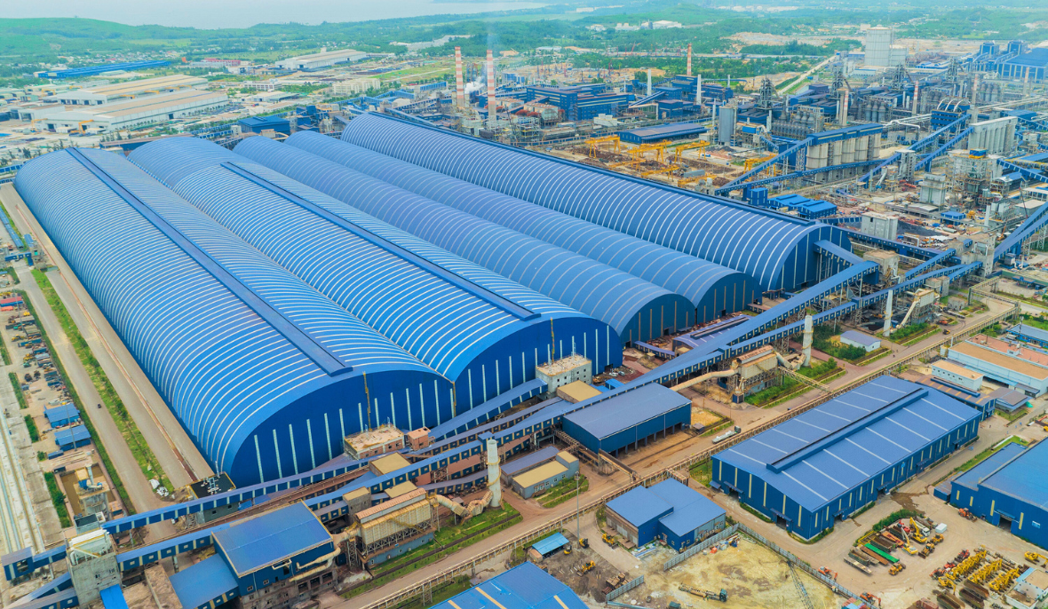 Khu liên hợp sản xuất gang thép Hòa Phát Dung Quất